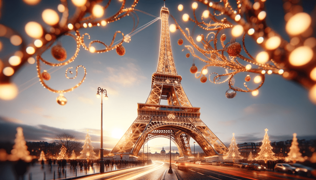 DALL·E-2023-12-13-17.43.57-The-Eiffel-Tower-during-Christmas-time-captured-with-a-Sony-Alpha-1-100mm-f_2.8-lens-ISO-100-1_200-featuring-HD-bright-tones-and-a-light-backgrou-1024x585